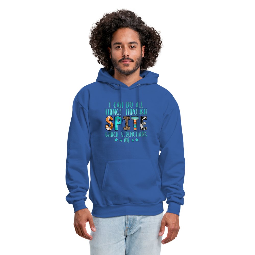 I Can Do All Things Through Spite Which Strengthens Me Hoodie - option1# - Men's Hoodie | Hanes P170