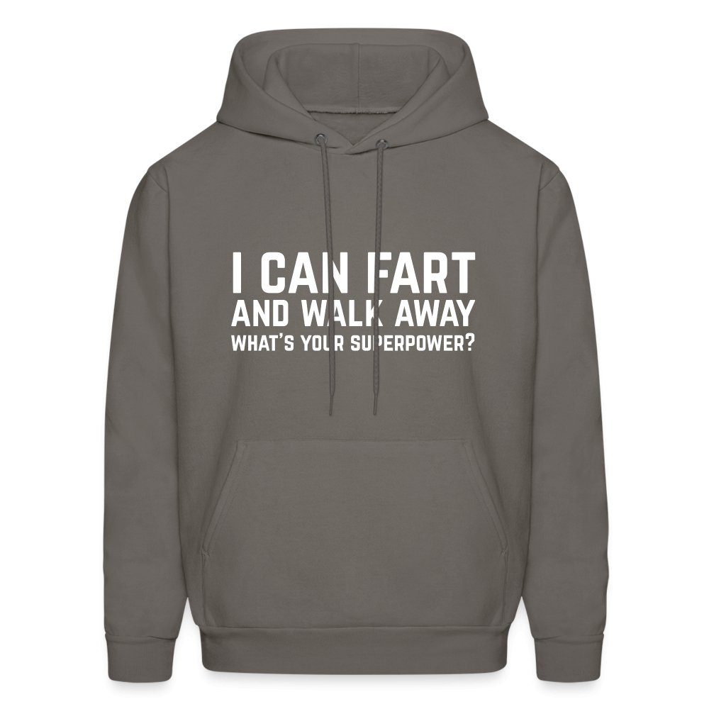 I Can Fart and Walk Away Hoodie (Superpower) - kelly green