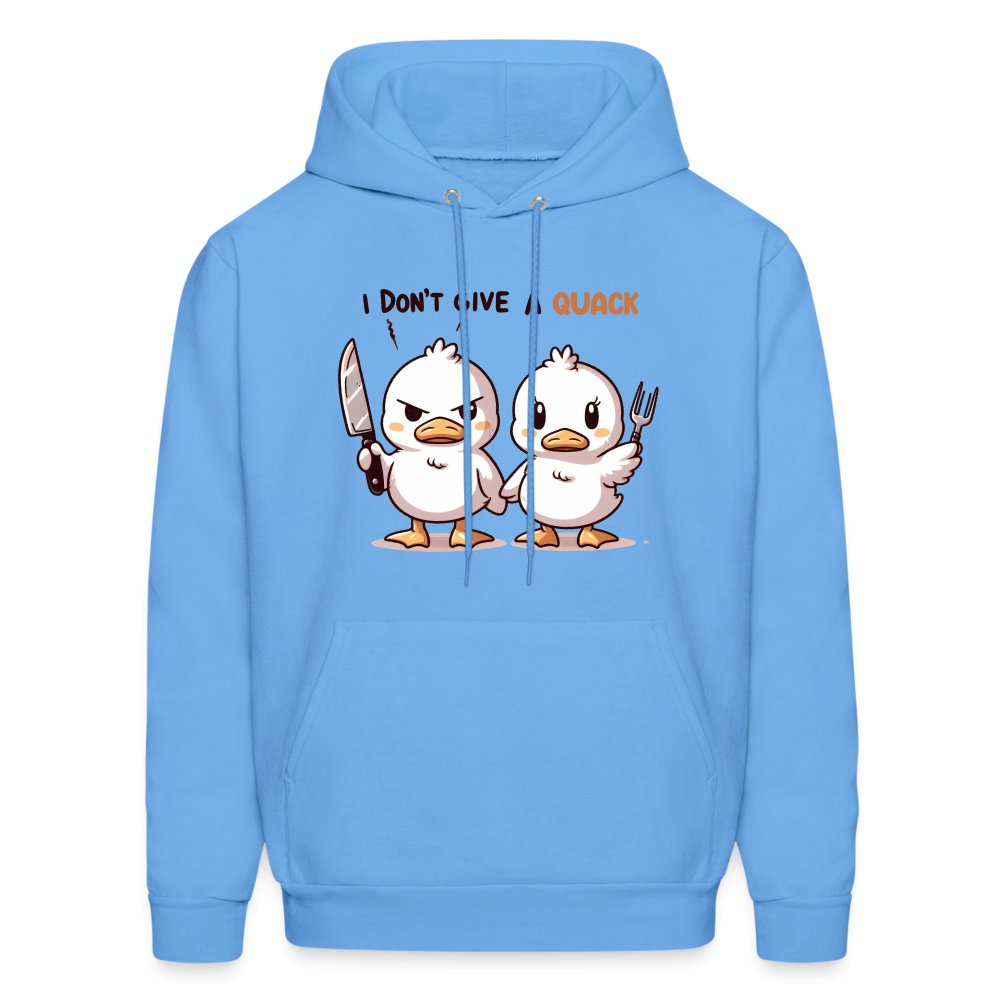 I Don't Give a Quack Hoodie (Ducks with Attitude) - option1# - Men's Hoodie | Hanes P170