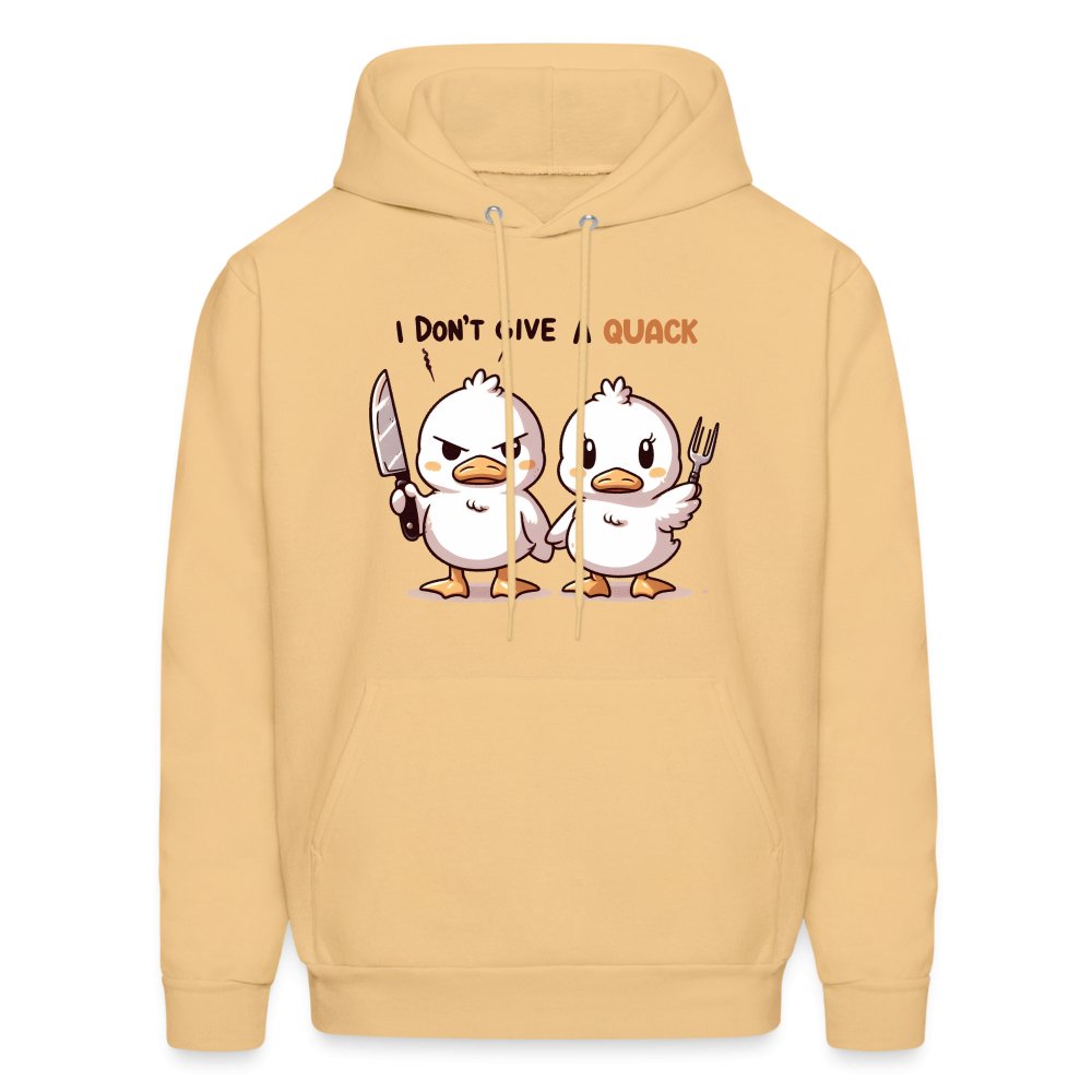 I Don't Give a Quack Hoodie (Ducks with Attitude) - option1# - Men's Hoodie | Hanes P170