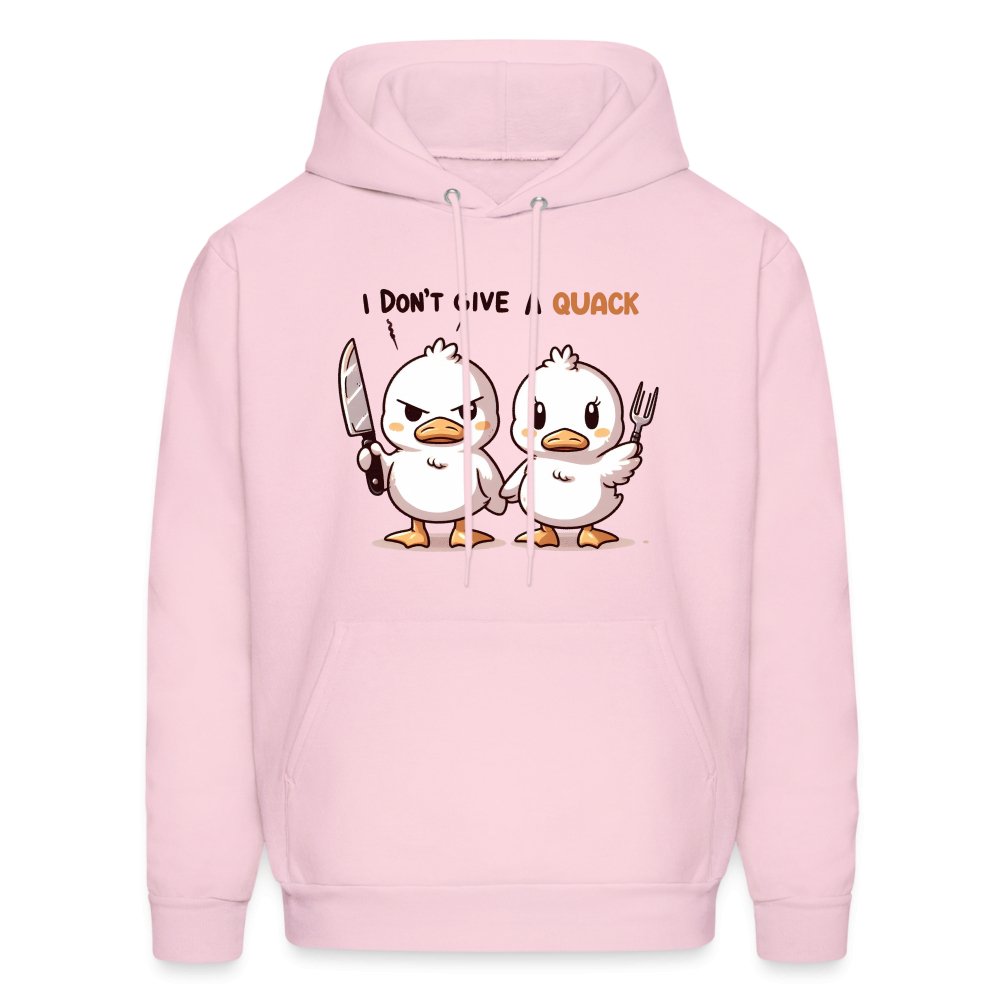 I Don't Give a Quack Hoodie (Ducks with Attitude) - option1# - Men's Hoodie | Hanes P170