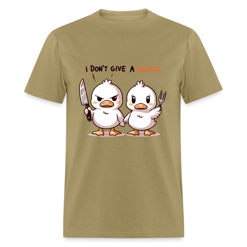 I Don't Give a Quack T-Shirt (Ducks with Attitude) - option1# - Unisex Classic T-Shirt | Fruit of the Loom 3930