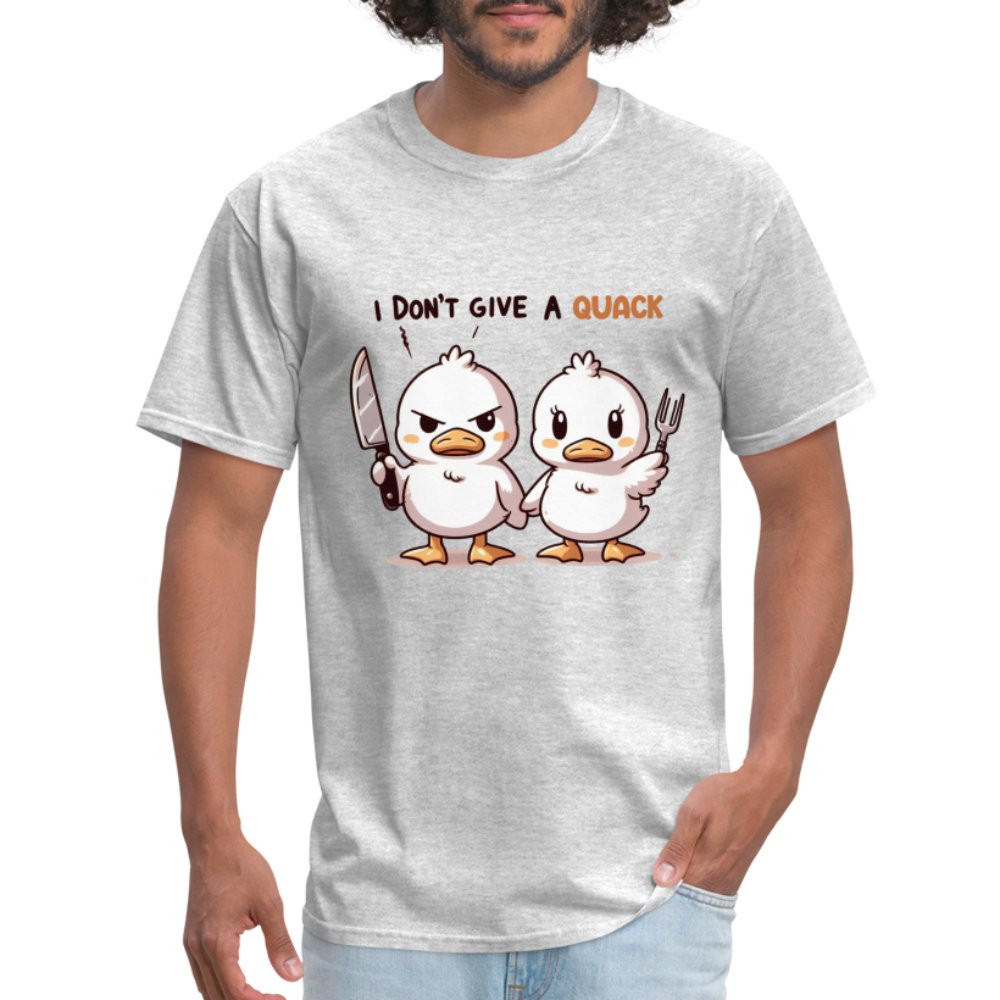 I Don't Give a Quack T-Shirt (Ducks with Attitude) - option1# - Unisex Classic T-Shirt | Fruit of the Loom 3930