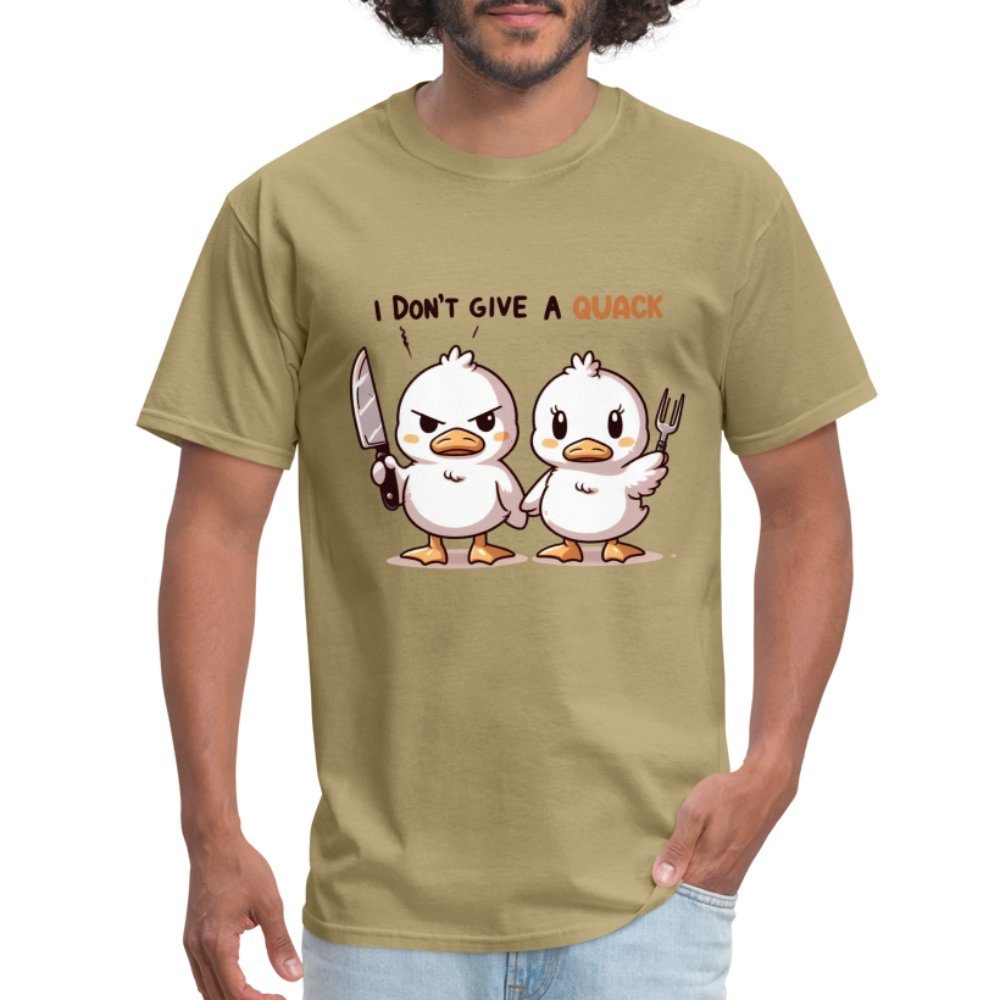 I Don't Give a Quack T-Shirt (Ducks with Attitude) - option1# - Unisex Classic T-Shirt | Fruit of the Loom 3930