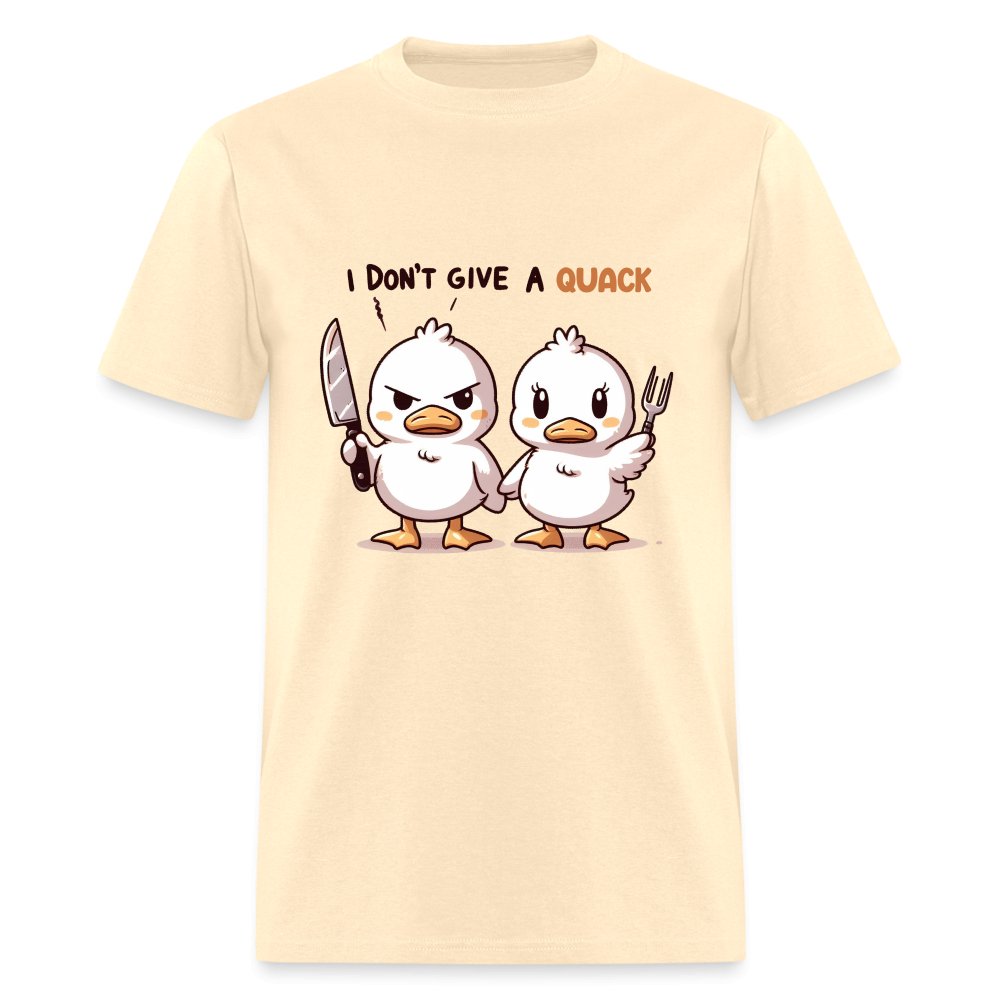 I Don't Give a Quack T-Shirt (Ducks with Attitude) - option1# - Unisex Classic T-Shirt | Fruit of the Loom 3930