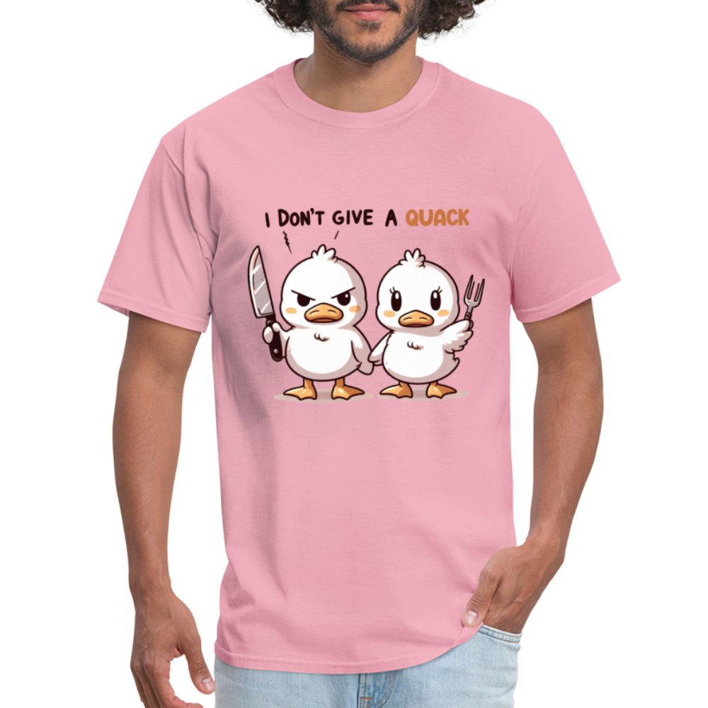 I Don't Give a Quack T-Shirt (Ducks with Attitude) - option1# - Unisex Classic T-Shirt | Fruit of the Loom 3930