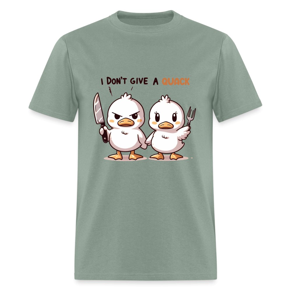 I Don't Give a Quack T-Shirt (Ducks with Attitude) - option1# - Unisex Classic T-Shirt | Fruit of the Loom 3930