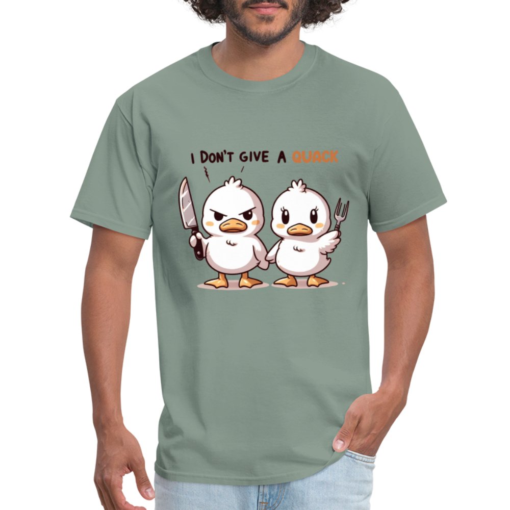 I Don't Give a Quack T-Shirt (Ducks with Attitude) - option1# - Unisex Classic T-Shirt | Fruit of the Loom 3930