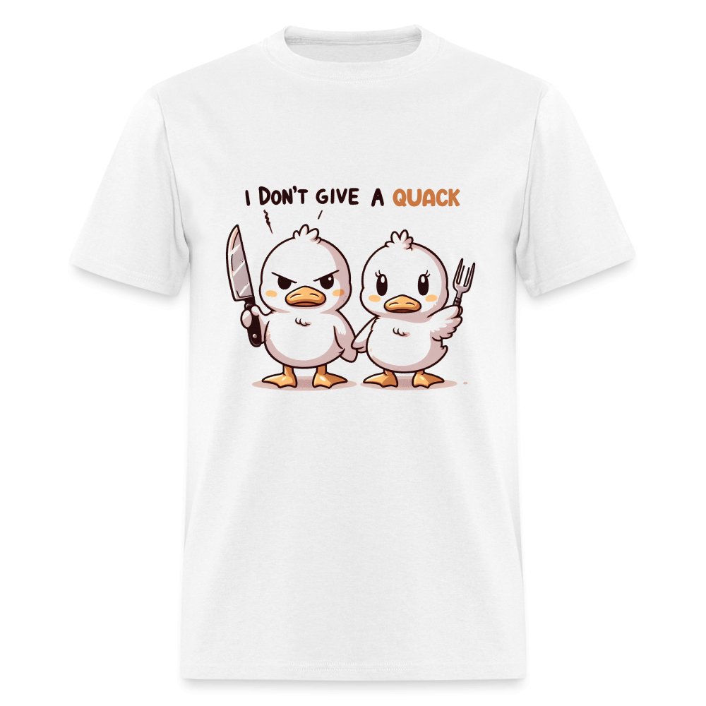 I Don't Give a Quack T-Shirt (Ducks with Attitude) - option1# - Unisex Classic T-Shirt | Fruit of the Loom 3930