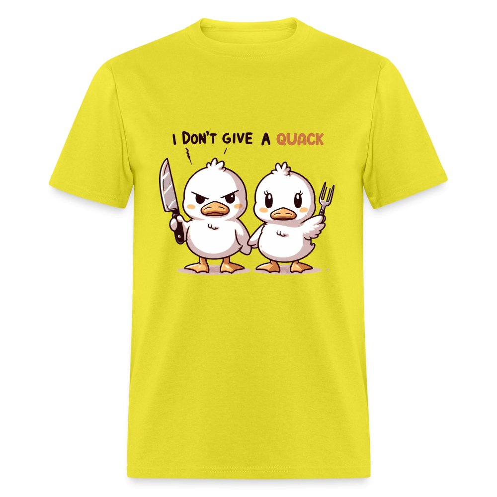 I Don't Give a Quack T-Shirt (Ducks with Attitude) - option1# - Unisex Classic T-Shirt | Fruit of the Loom 3930