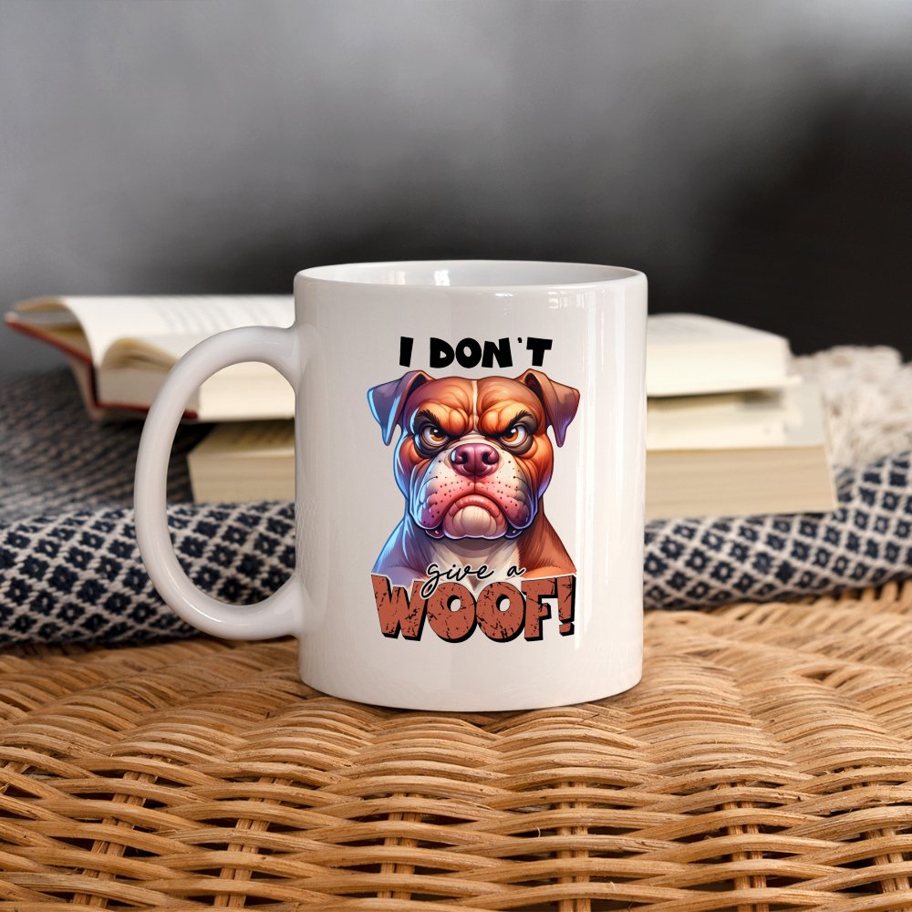 I Don't Give a Woof (Grumpy Dog with Attitude) Coffee Mug - option1# - Coffee/Tea Mug | BestSub B101AA