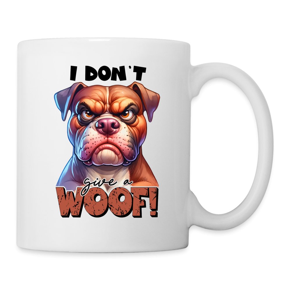 I Don't Give a Woof (Grumpy Dog with Attitude) Coffee Mug - option1# - Coffee/Tea Mug | BestSub B101AA