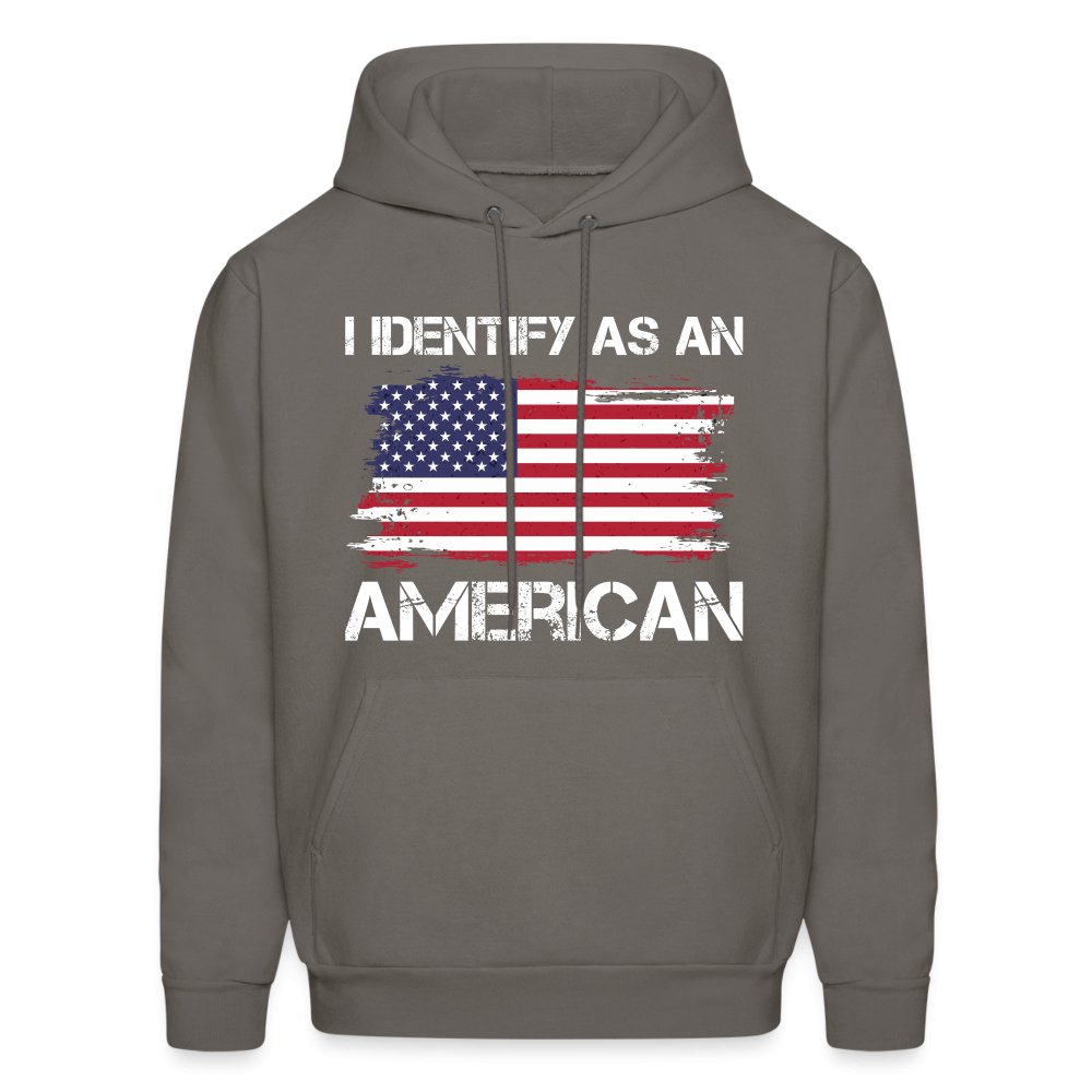 I Identify as an American Hoodie - option1# - Men's Hoodie | Hanes P170