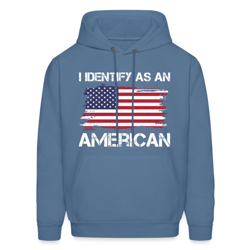 I Identify as an American Hoodie - option1# - Men's Hoodie | Hanes P170