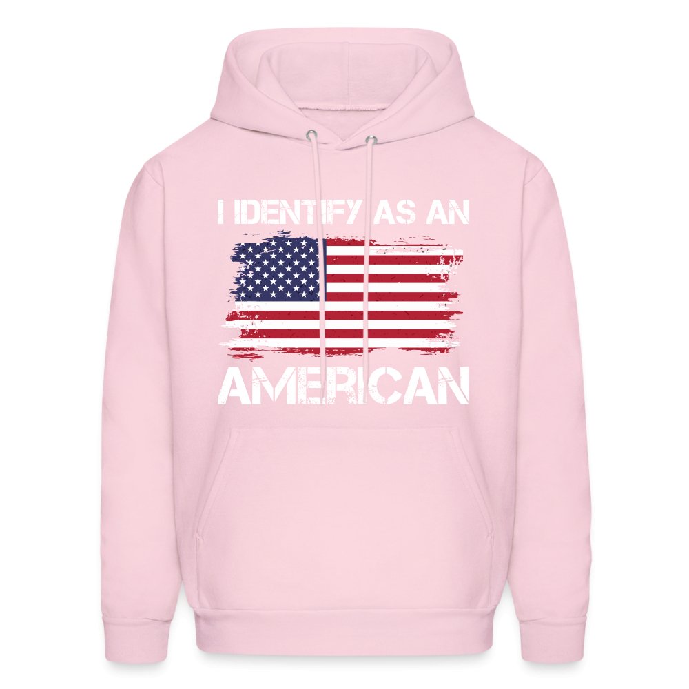 I Identify as an American Hoodie - option1# - Men's Hoodie | Hanes P170