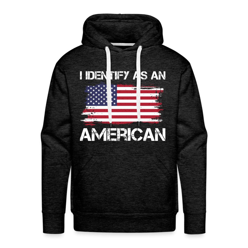 I Identify as an American Men’s Premium Hoodie - option1# - Men’s Premium Hoodie | Spreadshirt 20