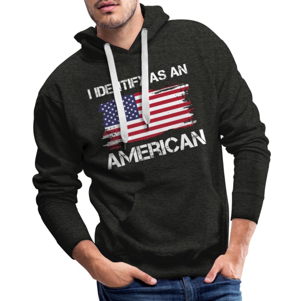 I Identify as an American Men’s Premium Hoodie - option1# - Men’s Premium Hoodie | Spreadshirt 20