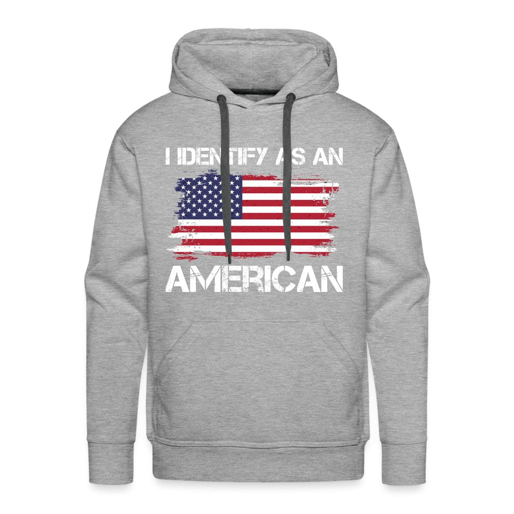 I Identify as an American Men’s Premium Hoodie - option1# - Men’s Premium Hoodie | Spreadshirt 20