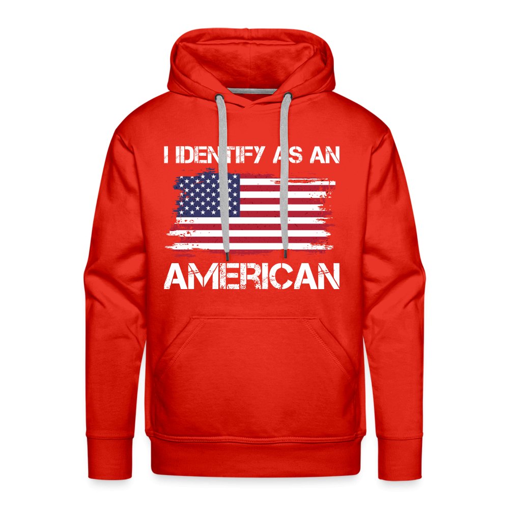 I Identify as an American Men’s Premium Hoodie - option1# - Men’s Premium Hoodie | Spreadshirt 20