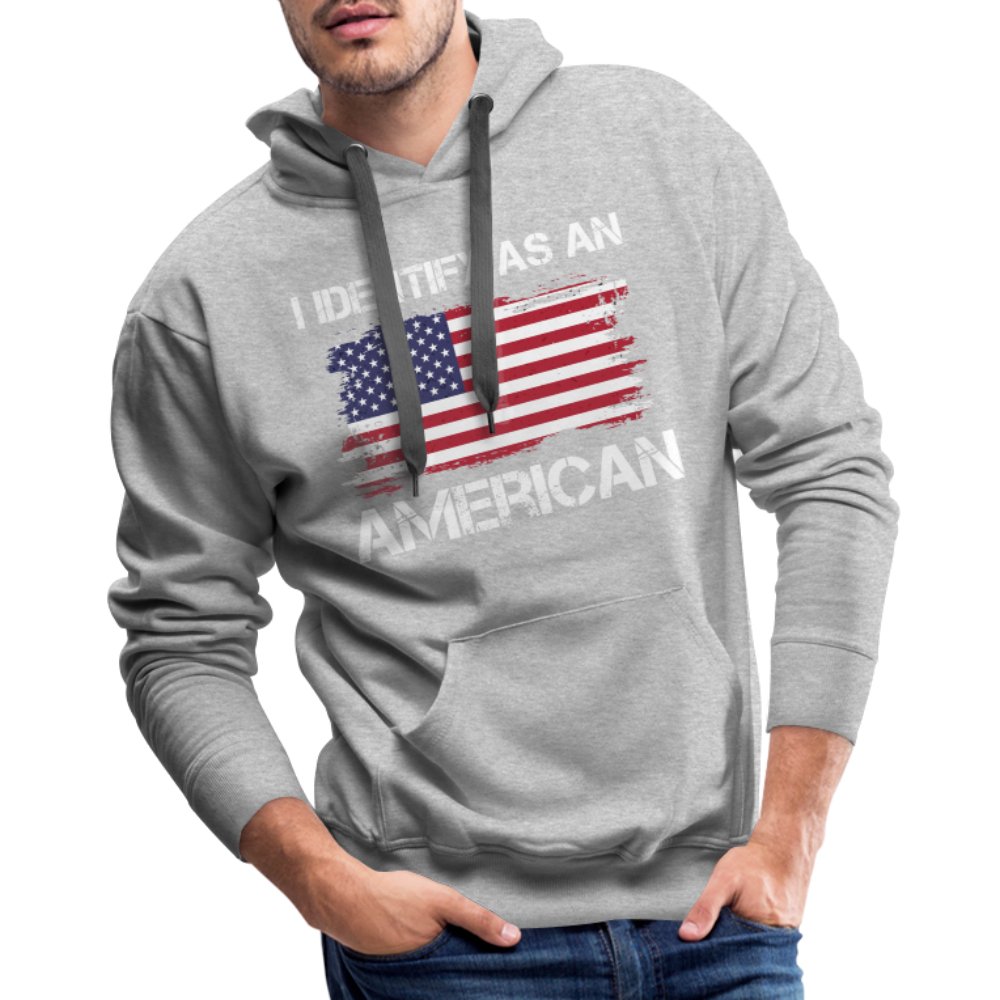 I Identify as an American Men’s Premium Hoodie - option1# - Men’s Premium Hoodie | Spreadshirt 20