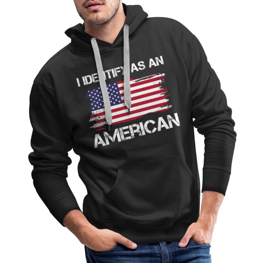 I Identify as an American Men’s Premium Hoodie - option1# - Men’s Premium Hoodie | Spreadshirt 20