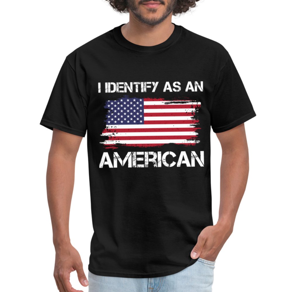 I Identify as an American T-Shirt - option1# - Unisex Classic T-Shirt | Fruit of the Loom 3930