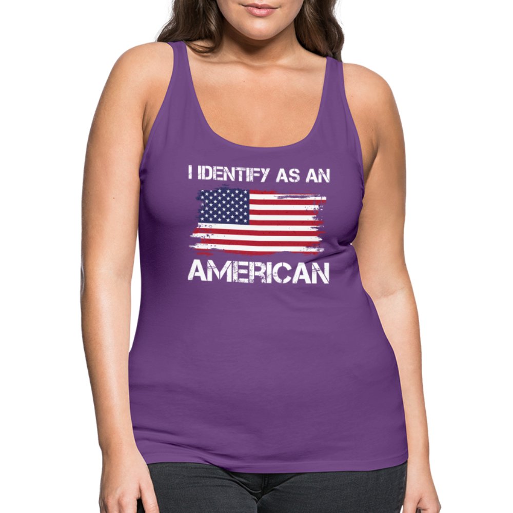 I Identify as an American Women’s Premium Tank Top - option1# - Women’s Premium Tank Top | Spreadshirt 917