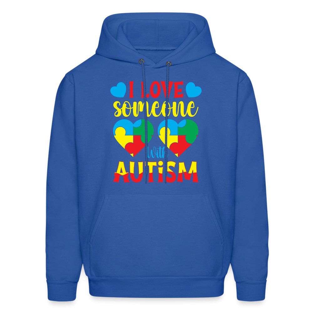 I Love Someone With Autism Hoodie - option1# - Men's Hoodie | Hanes P170