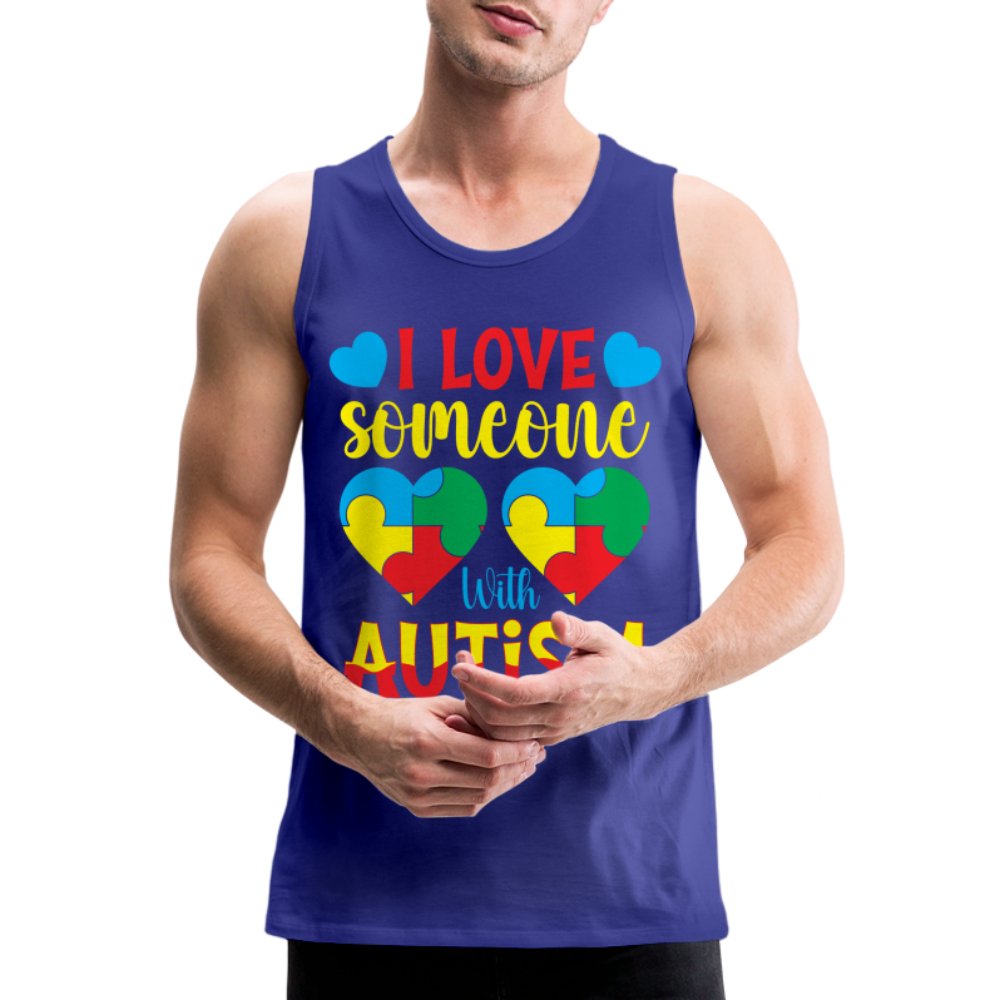 I Love Someone With Autism Men’s Premium Tank Top - option1# - Men’s Premium Tank | Spreadshirt 916