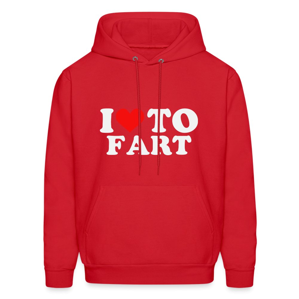 I Love To Fart Hoodie - carolina blue