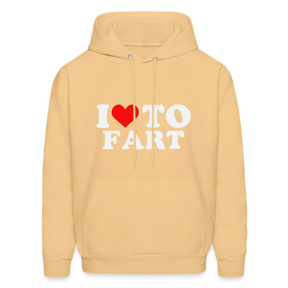 I Love To Fart Hoodie - light yellow