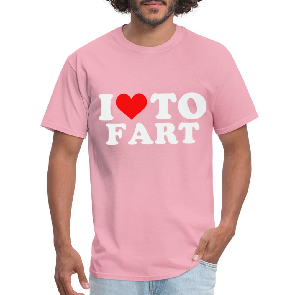 I Love To Fart T-Shirt - pink