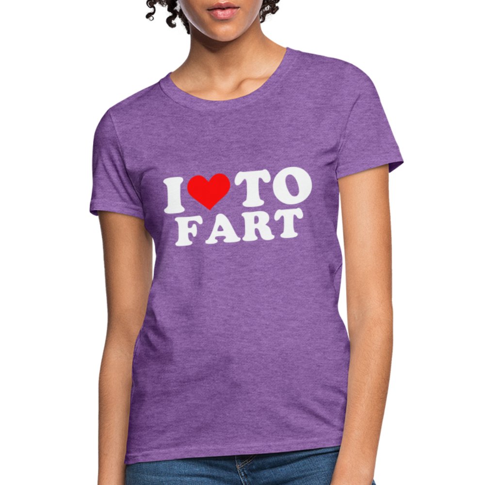 I Love To Fart Women's T-Shirt - heather coral