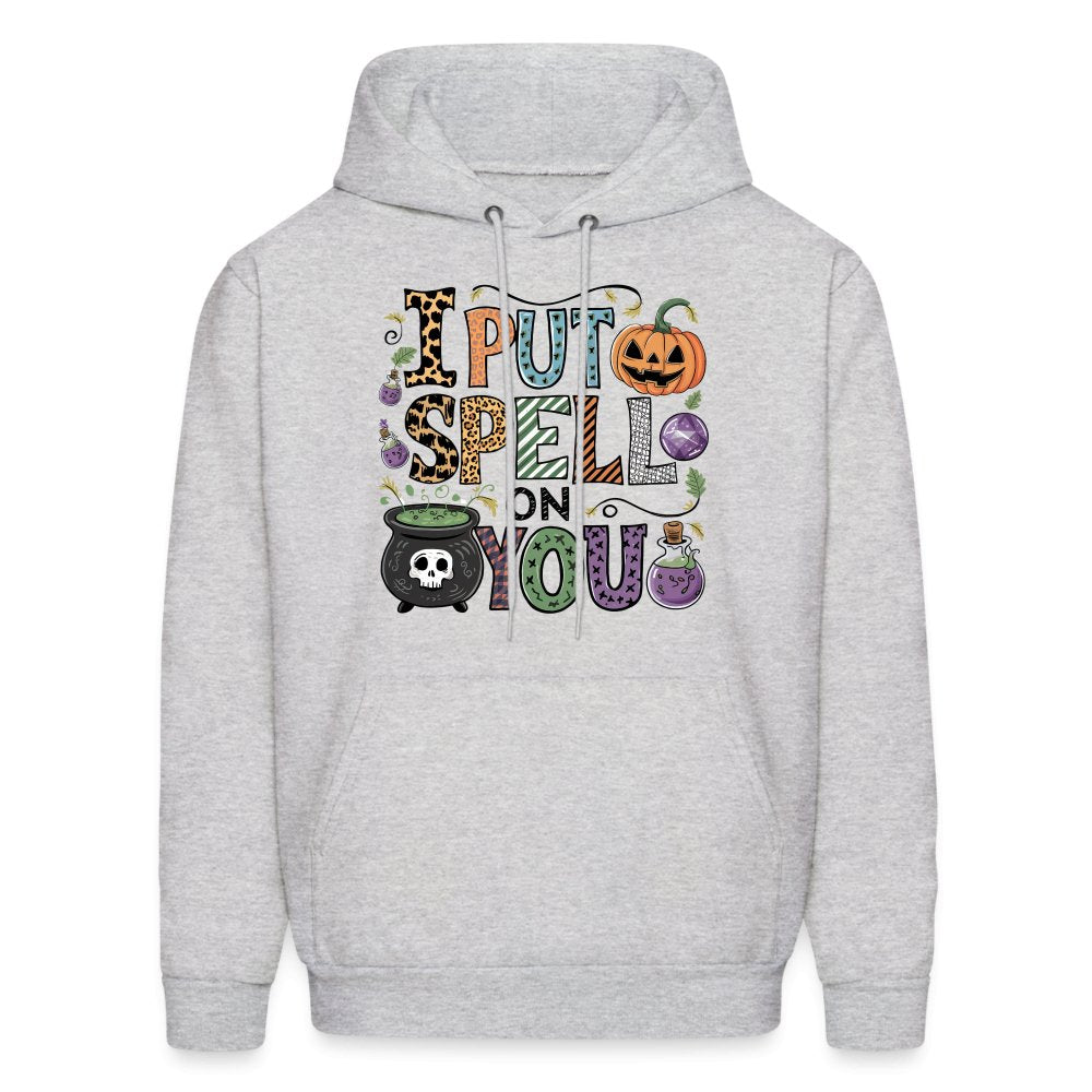 I Put Spell On You Hoodie (Halloween Witch) - ash