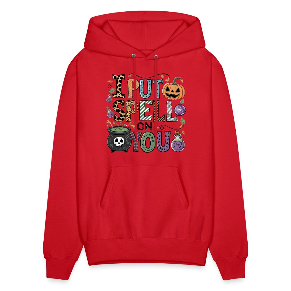 I Put Spell On You Hoodie (Halloween Witch) - red