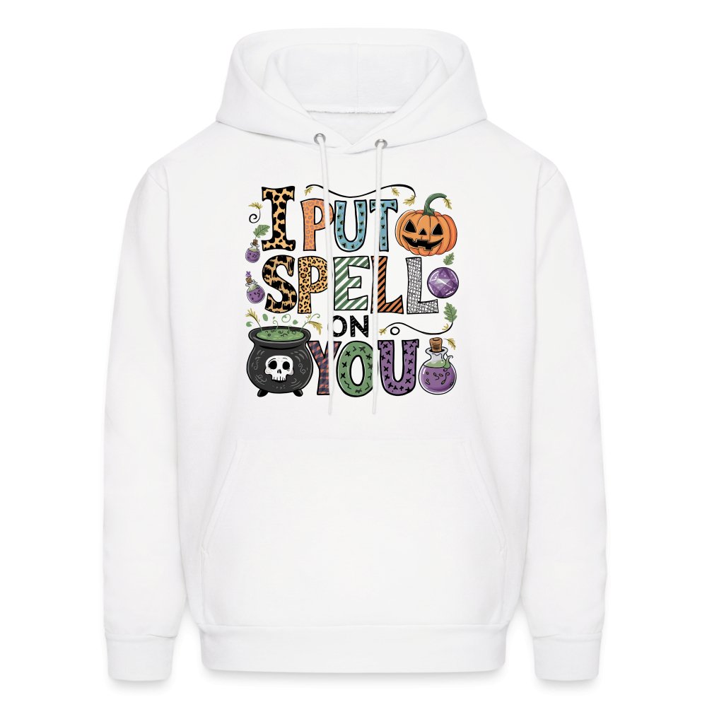 I Put Spell On You Hoodie (Halloween Witch) - white