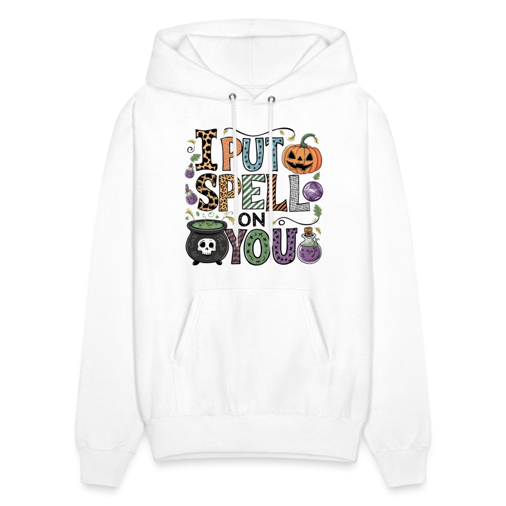 I Put Spell On You Hoodie (Halloween Witch) - white