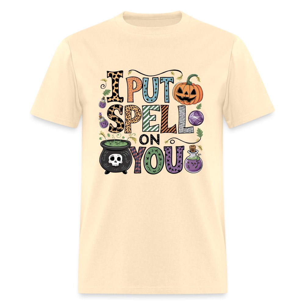 I Put Spell On You T-Shirt (Halloween Witch) - option1# - Unisex Classic T-Shirt | Fruit of the Loom 3930