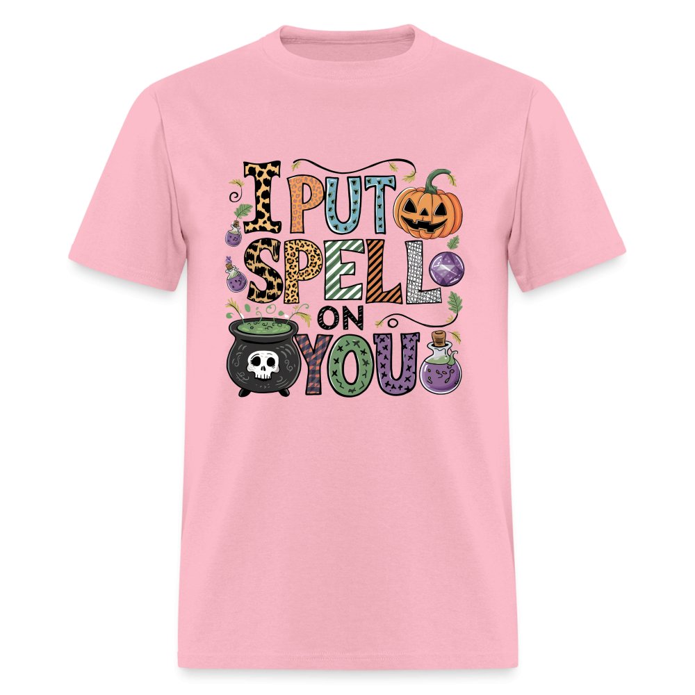 I Put Spell On You T-Shirt (Halloween Witch) - option1# - Unisex Classic T-Shirt | Fruit of the Loom 3930