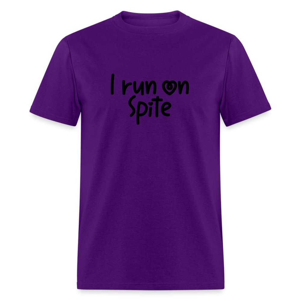 I Run On Spite T-Shirt - option1# - Unisex Classic T-Shirt | Fruit of the Loom 3930