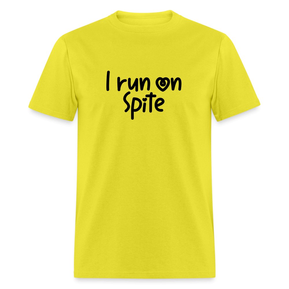 I Run On Spite T-Shirt - option1# - Unisex Classic T-Shirt | Fruit of the Loom 3930