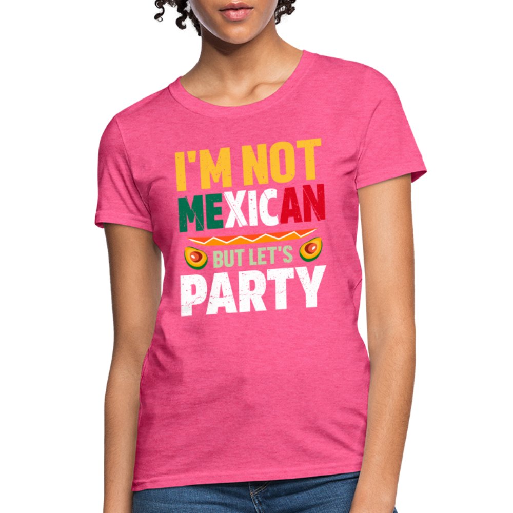 I'm Not Mexican but let's Party Women's T-Shirt (Cinco de Mayo) - purple