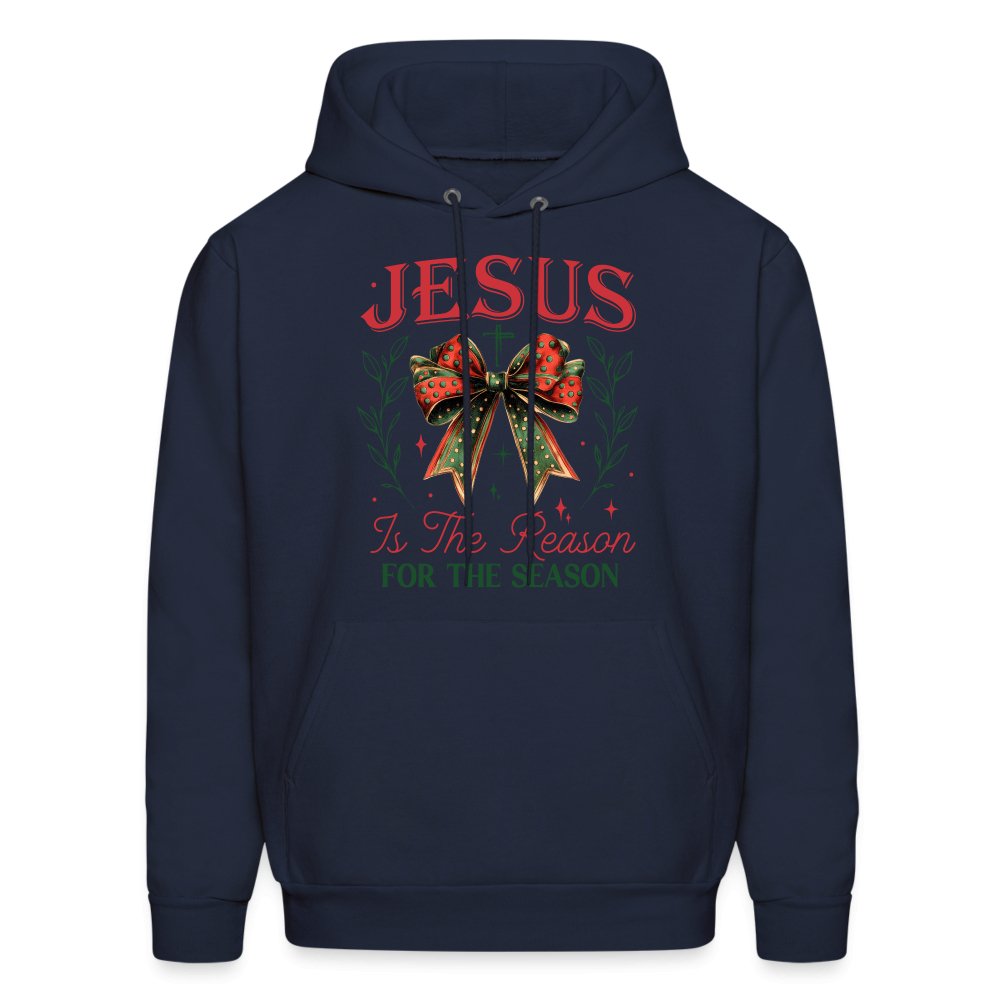 Jesus Is The Reason For The Season Hoodie - navy