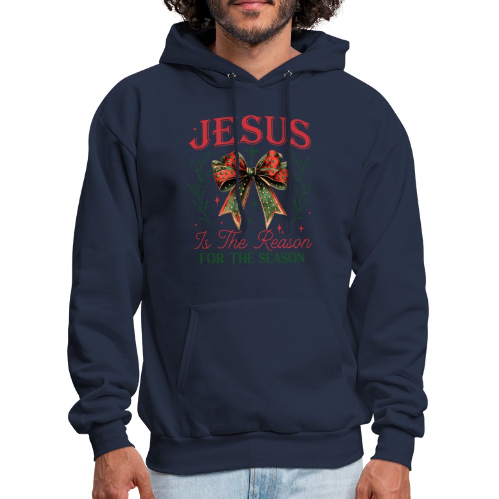 Jesus Is The Reason For The Season Hoodie - navy