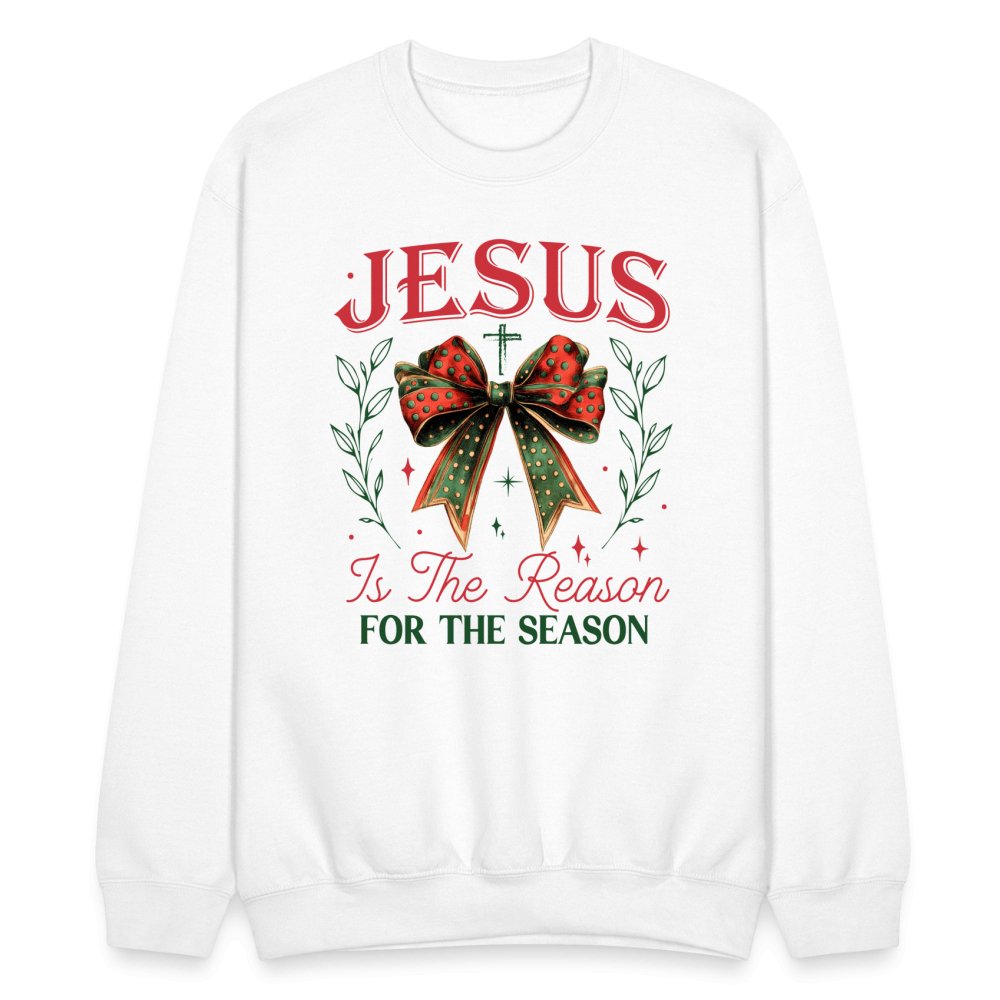 Jesus Is The Reason For The Season Sweatshirt - forest green