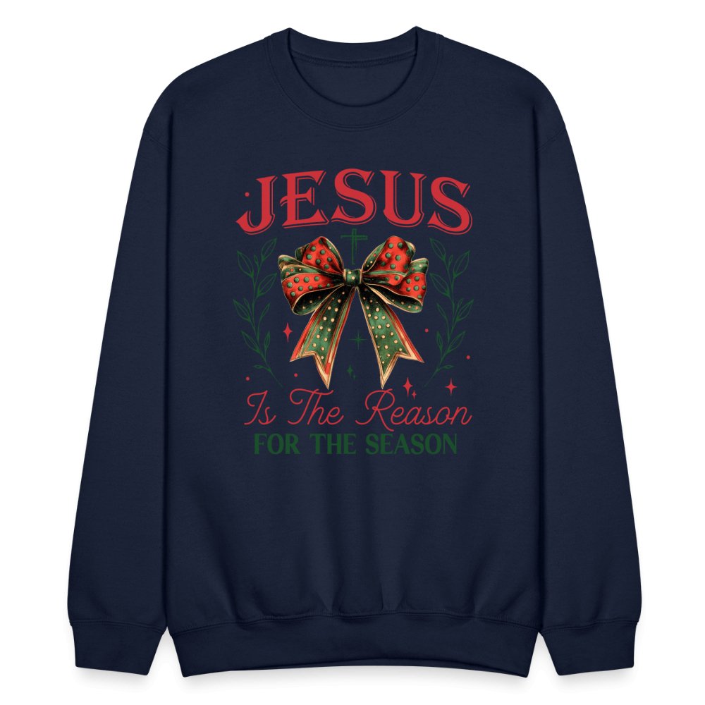 Jesus Is The Reason For The Season Sweatshirt - navy