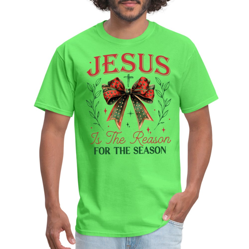 Jesus Is The Reason For The Season T-Shirt - kiwi