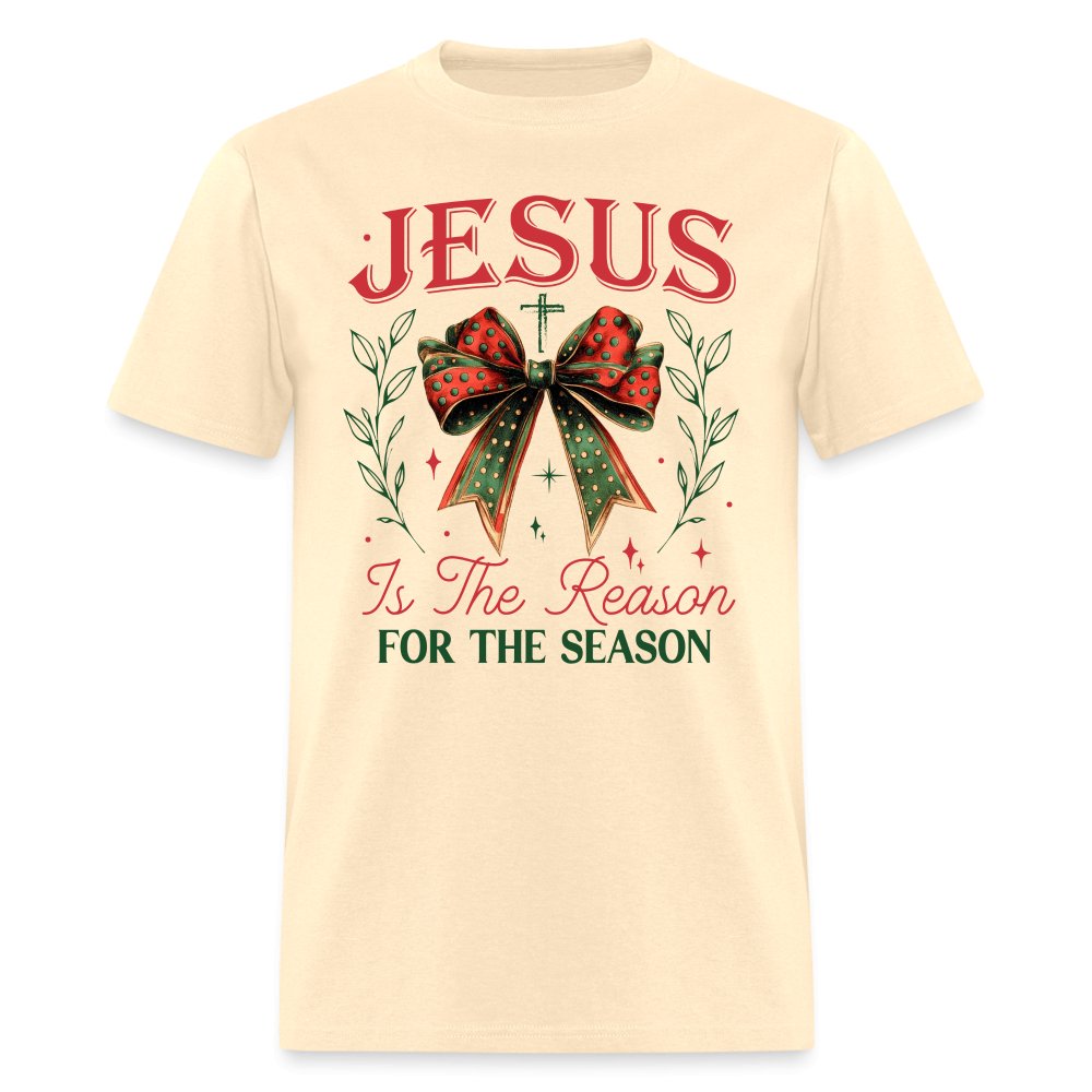 Jesus Is The Reason For The Season T-Shirt - natural