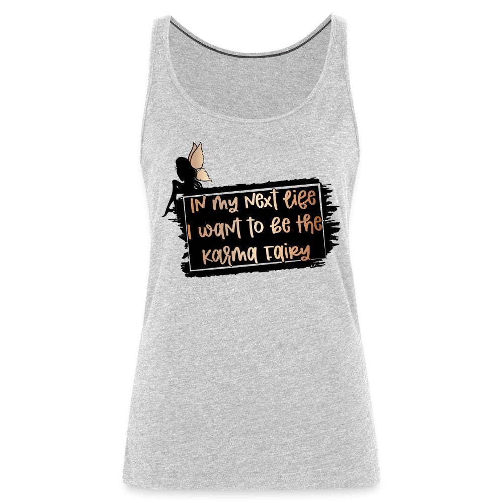 Karma Fairy Women’s Premium Tank Top - heather gray