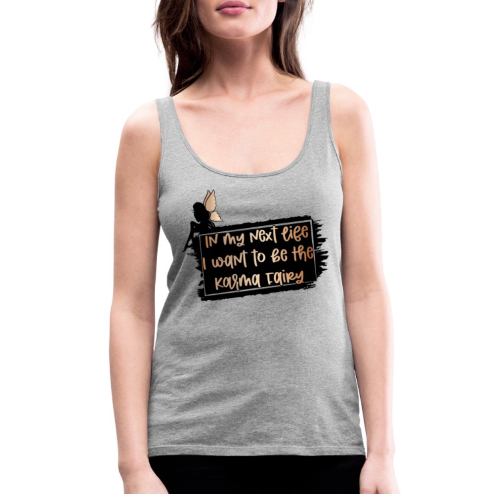 Karma Fairy Women’s Premium Tank Top - heather gray